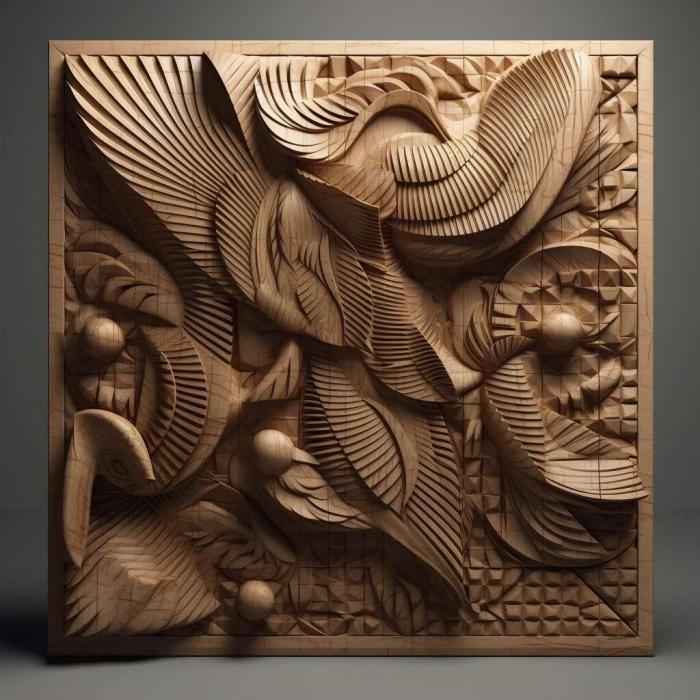 نموذج ثلاثي الأبعاد لآلة CNC 3D Art 